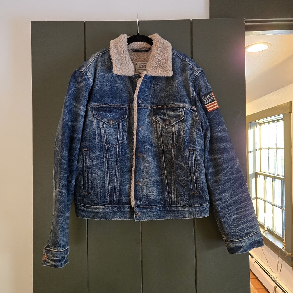 Polo Ralph Lauren Fleece Lined Denim Trucker Jacket